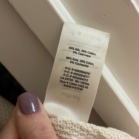 Aritzia Wilfred Silk & Cashmere Waffle Knit Sweater - Picture 7 of 7